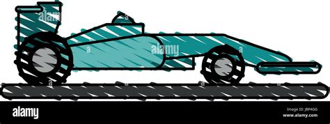 Race Car Doodle Illustration Stock Vector Image And Art Alamy
