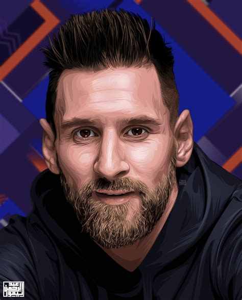 Leo Messi Vexel Art On Behance