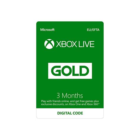 Xbox Card Microsoft Xbox 360 Live Gold 12 Month Membership Card