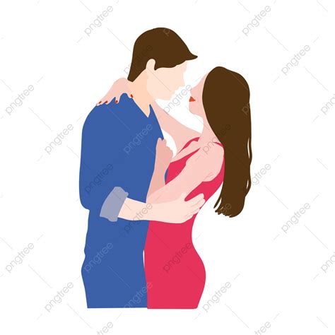 Romantic Kissing Couple Clipart Hd Png Romantic Couples Kiss On Valentines Day Valentines Day