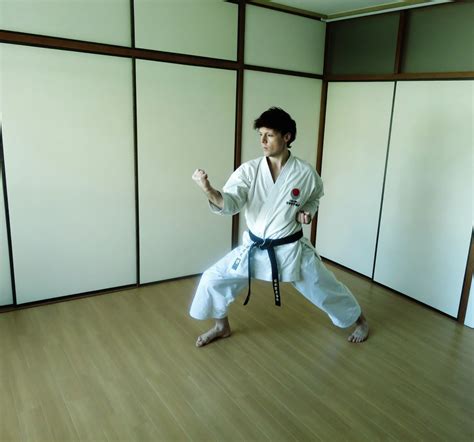 Difficult as you might think, because you can begin by practicing a André Bertel's Karate-Do: HANGETSU KATA