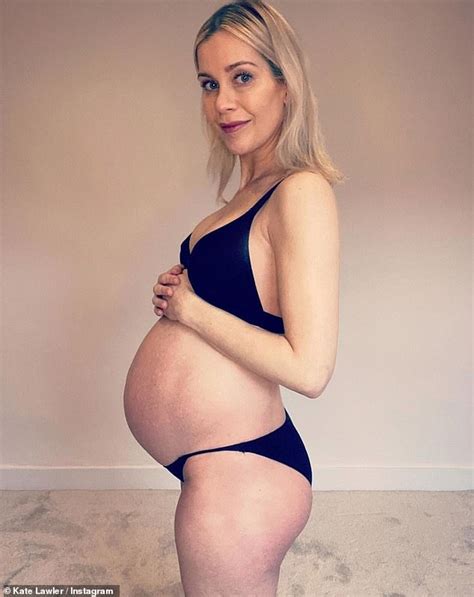 Kate Lawler Shares Snap Of Her Bump And Reveals She Is Having To