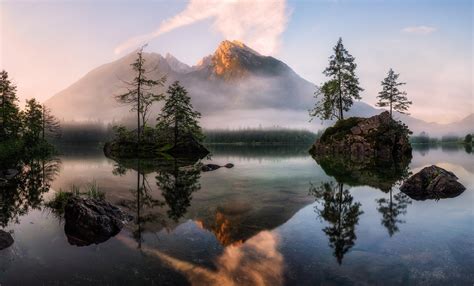 Nature Reflection Mountains Water 500px Wallpaper Resolution1400x845