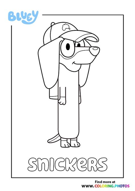 Bluey Coloring Pages For Kids