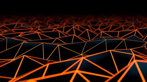 Geometric Lines Low Poly Material Style Hd Geometric Wallpapers Hd
