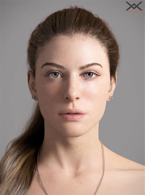 Realistic Woman Wip Luc B Gin Model Face Face Portrait