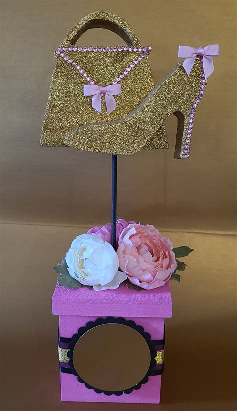 Fashion Purse And High Heel Pump Table Centerpiece Etsy