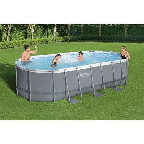 Piscine Tubulaire Ovale Power Steel Bestway X M X H Cm