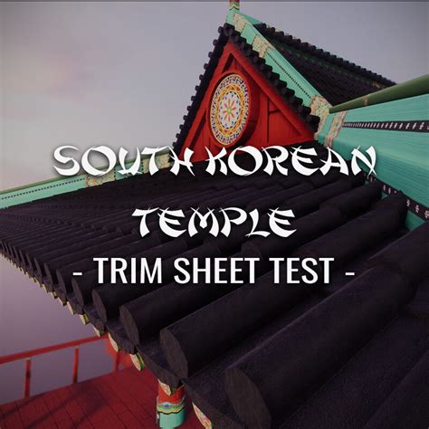 Artstation South Korean Temple