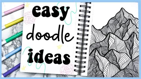 10 Easy Drawingdoodle Ideas To Try When Youre Bored At Home Youtube