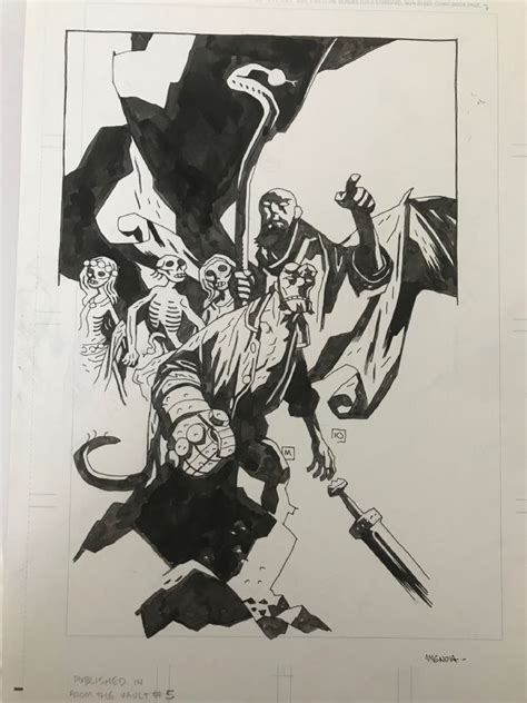 Hellboy By Mike Mignola Comic Art Comic Art Mike