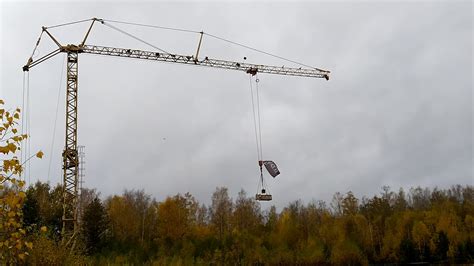 Epic Fail Tower Crane Accident 2020 10 22 Sweden Youtube