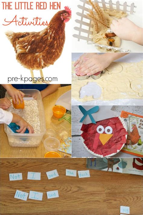 Little Red Hen Activities For Fall Pre K Pages Little Red Hen
