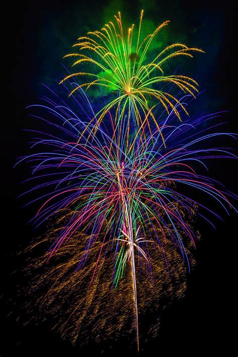 Glorious Fireworks Photograph By Garry Gay