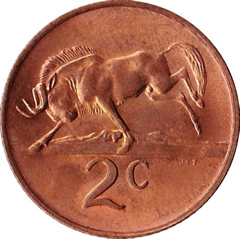 2 Cents South Africa Suid Afrika Afrique Du Sud Numista