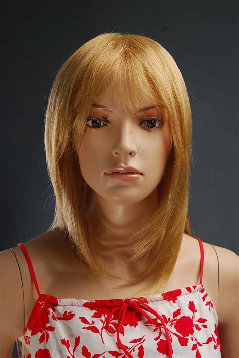 Natural Realistic Looking Golden Blonde Color Hair Wig Non Etsy