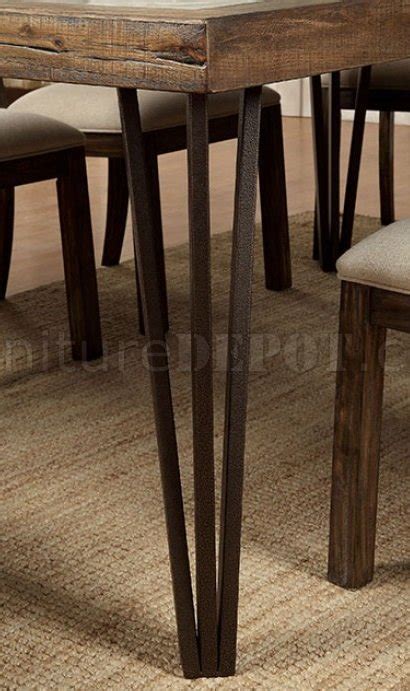 Caithe Cm3563t Dining Table In Rustic Oak Woptions