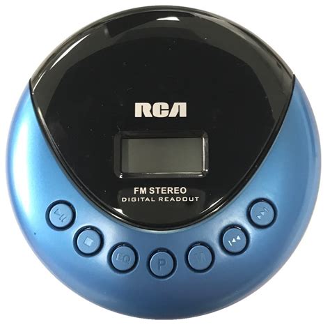 RCA Personal Music CD Player with FM Radio and Skip Protection, RP3013 ...