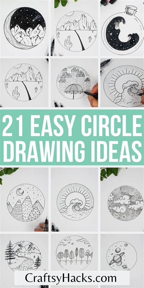 21 Easy Circle Drawing Ideas Artofit