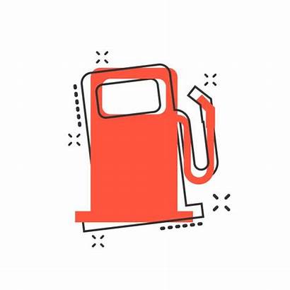 Station Hydration Cartoon Gas Petrol Fuel Clip