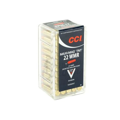 Cci Maxi Mag Tnt 22 Wmr 30gr Jhp 50 Stück