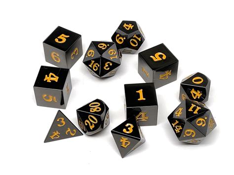 Metal Dice Sets For Rpgs And Gaming Easy Roller Dice Company