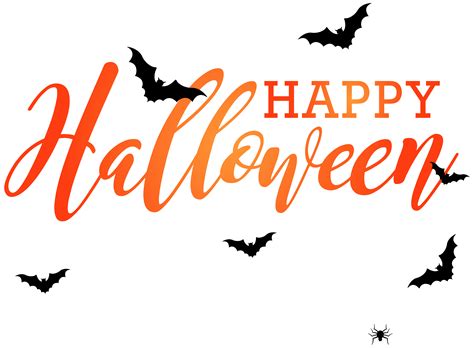 Halloween Clip Art Happy Halloween Happy Png Download 80005883