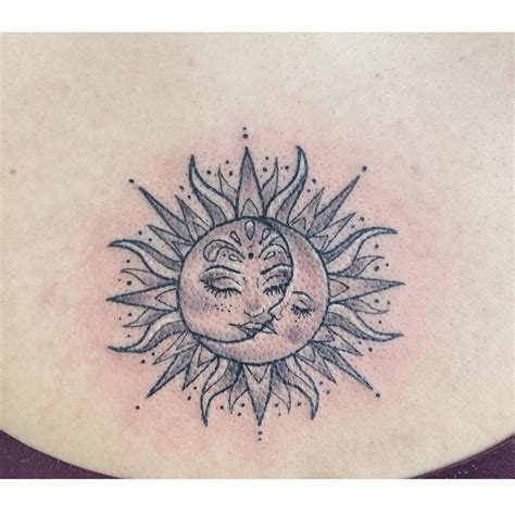 Sun And Moon Tattoo Drawing Ideas Denae Doodles