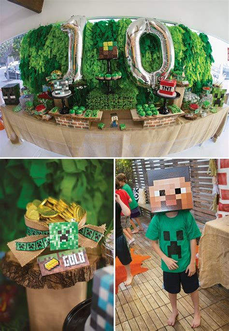 Block Party Minecraft Birthday Madness Hostess With The Mostess®