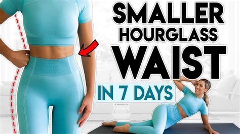 Smaller Hourglass Waist In Days Minute Home Workout Youtube