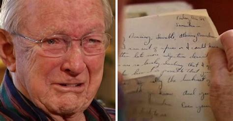 Wwii Veteran Wrote A Love Letter To His Future Wife 70 Years Later He