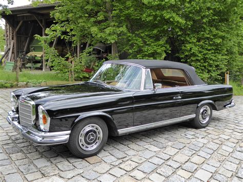 1969 Mercedes Benz 280se Cabriolet Classic Convertible Luxury Wallpapers Hd Desktop And