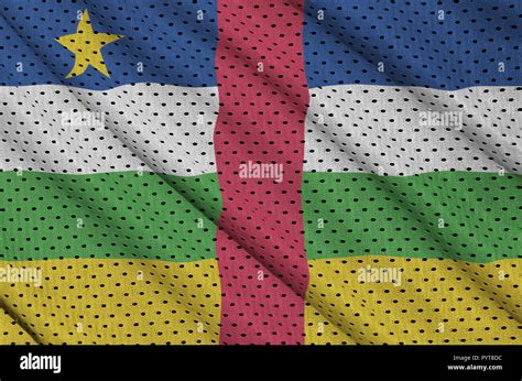 Central African Republic Flag Printed On A Polyester Nylon Sportswear