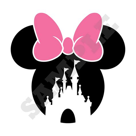 Minnie Mouse Castle SVG Design - Etsy UK