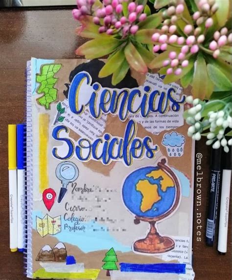 Cuaderno Marcado Portadas De Sociales Caratulas De Ciencias Dibujos