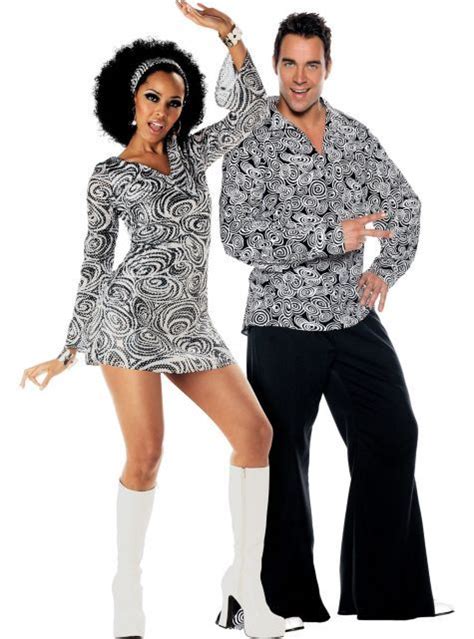Disco Diva And Funky 70 Disco Costume 70s Couple Costume 70s Party