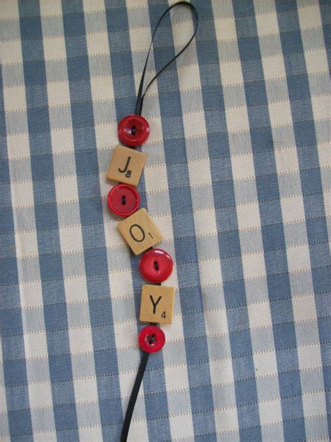 Making A Scrabble Tile Christmas Ornament My Frugal Christmas