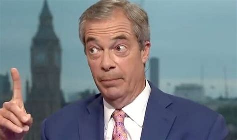 Farage Slaps Down Insulate Britain Supporter In Tense Climate Clash Politics News Express