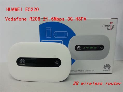 Unlocked Huawei E5220 Vodafone R206 216mbps 3g Hspa Umts Wireless