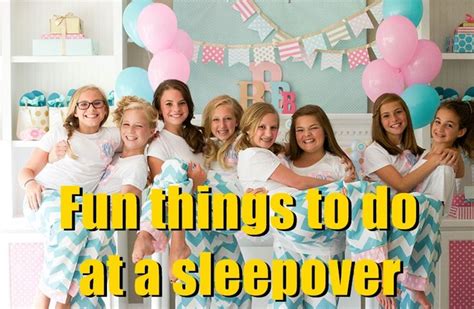 20 Fun Things To Do At A Sleepover Party Girls Slumber Party Girl Sleepover Girls Birthday Party