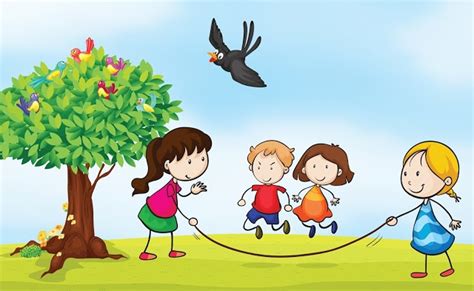 Kids Playing Outside Clipart 20 Free Cliparts Download Images On