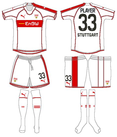 Update this logo / details. VfB Stuttgart Home Uniform - German Bundesliga (German ...