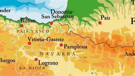 Mapa Turístico De Navarra