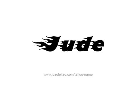 For a list that groups together different spellings to get better frequency data, go to haitian female names with standardized spelling. Jude Name Tattoo Designs