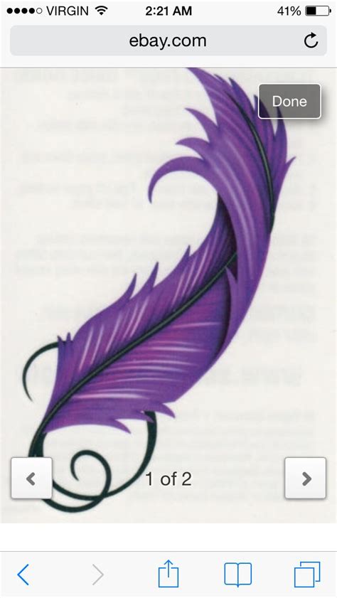 Purple Feather Purple Feather Print Tattoos Feathers Watercolor
