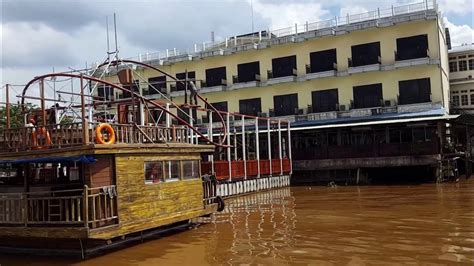 Boat Tours Equator Monument Pontianak To Kapuas River Park Youtube