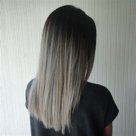 Check out our top picks of super glam hairstyles that it is a long ash bronde ombre hair. Asian hair, ombre, ash blonde, high contrast ombre ...