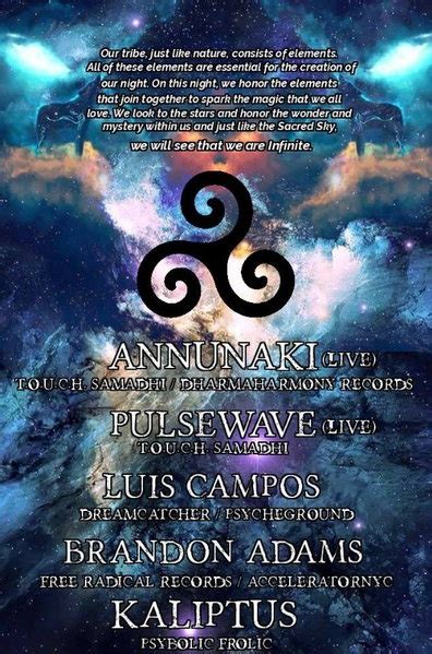 Spirit Tribe Presents Skyes Awakening · 29 Jan 2016 · Brooklyn New