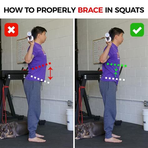 🚨 How To Properly Brace During Squats Diaphragmatic Breathing 🚨