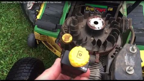 John Deere Lx172 Fix Up Part 3 New Pto Switch Has Arrived Youtube